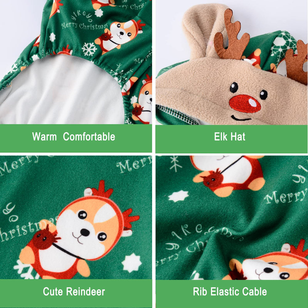 DaFuEn soft polyester dog PJs provide comfort and easy wear