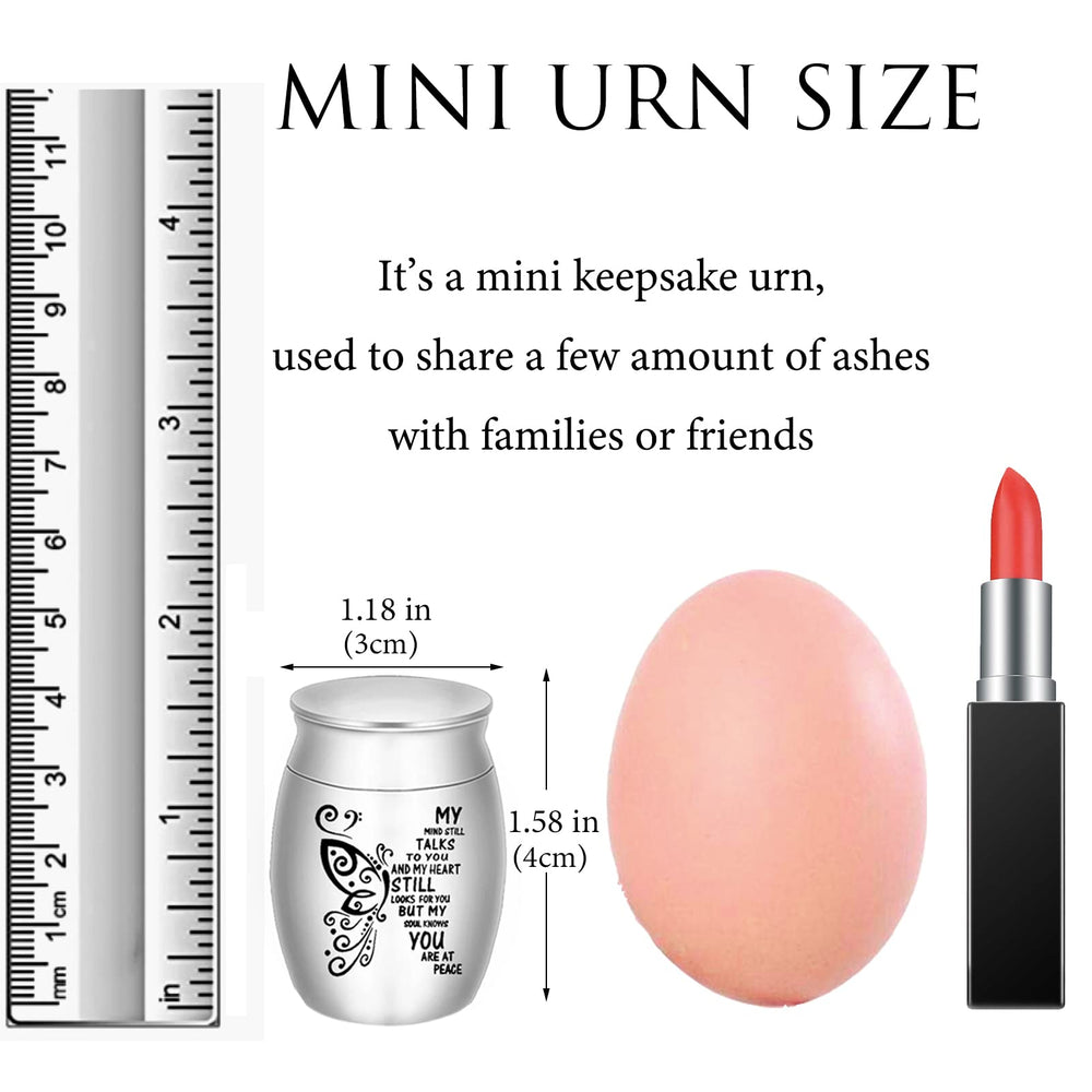 DAIFFUNE aluminium mini urn in gift-ready packaging suitable for remembrance.