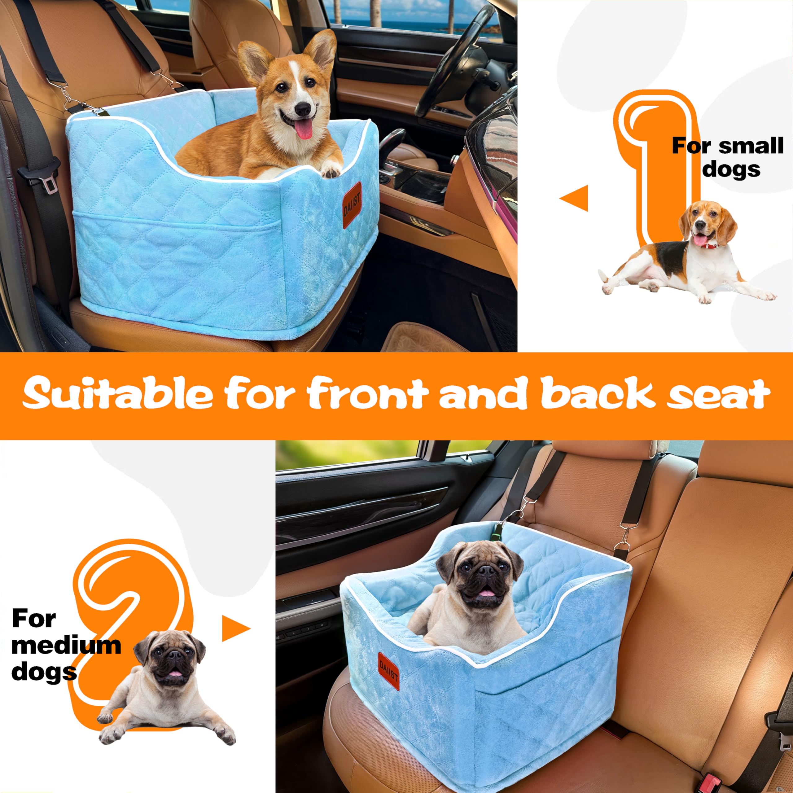 DAIIST washable cover blue demonstrating easy cleaning after trips