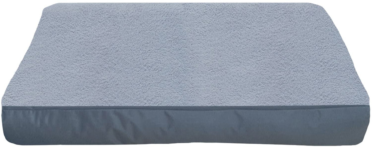 Dalema dog bed cover 35L-22W-4H inch with plush top for cozy naps