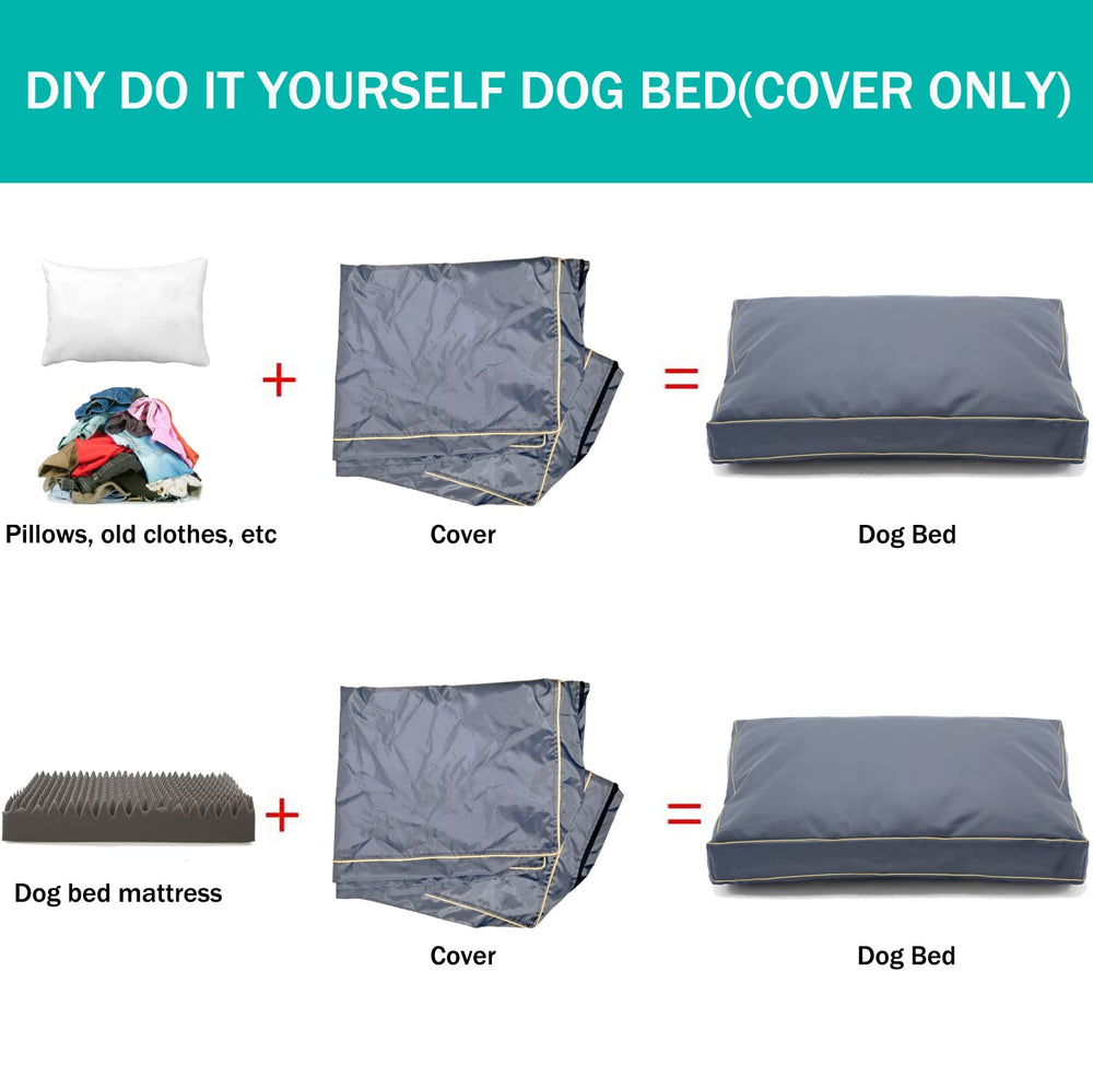 Dalema dog bed cover dimensions 44x32x4 inches fits standard beds.