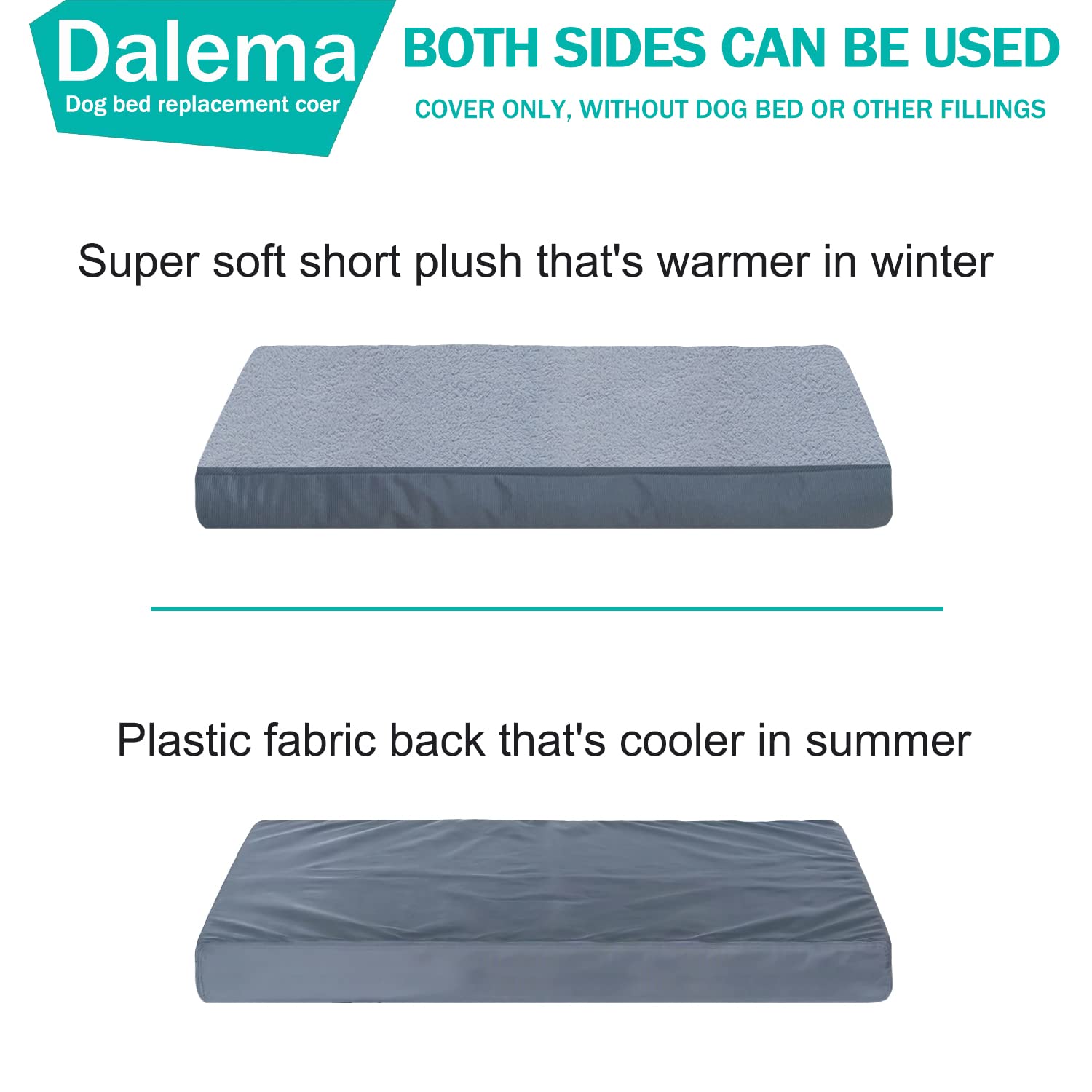 Dalema cover supports DIY filling with blankets or old clothes