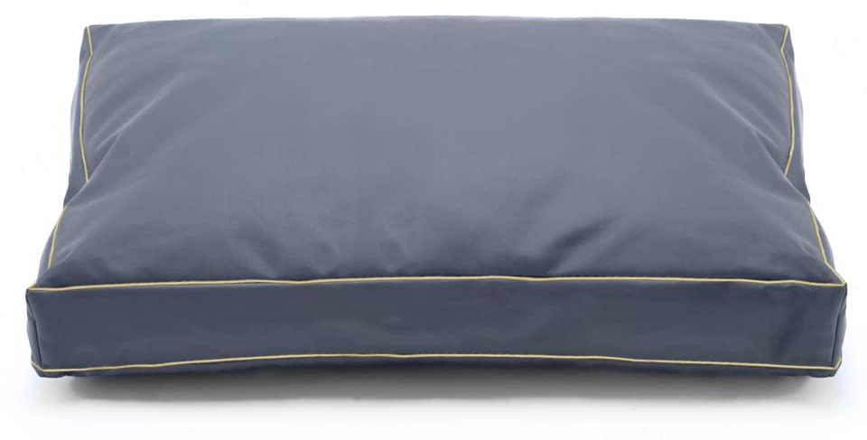 Dalema dog bed cover waterproof fabric keeps spills from reaching the stuffing.