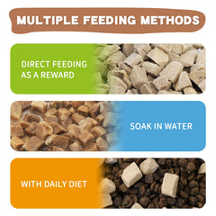 Dancing Tail duck cubes serve as a healthy limited-ingredient snack for pets.