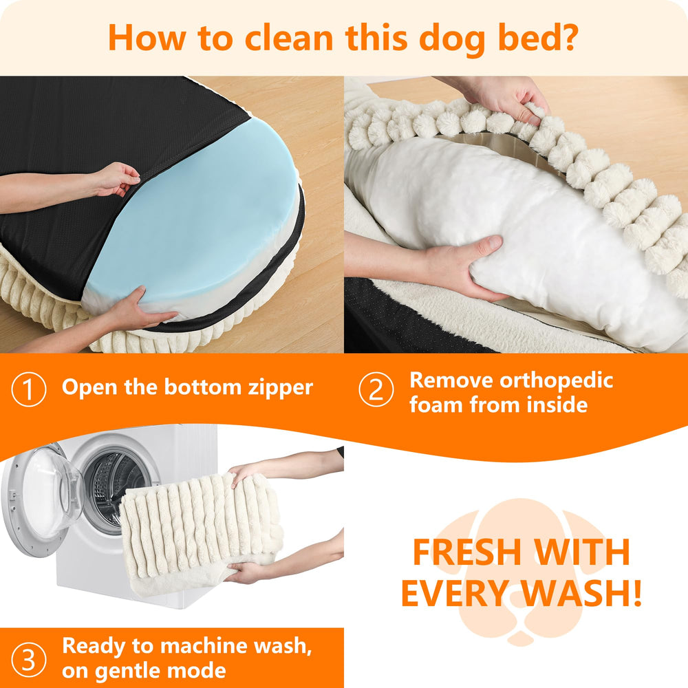 DANFOOZIO human dog bed carrying strap eases moving the bed