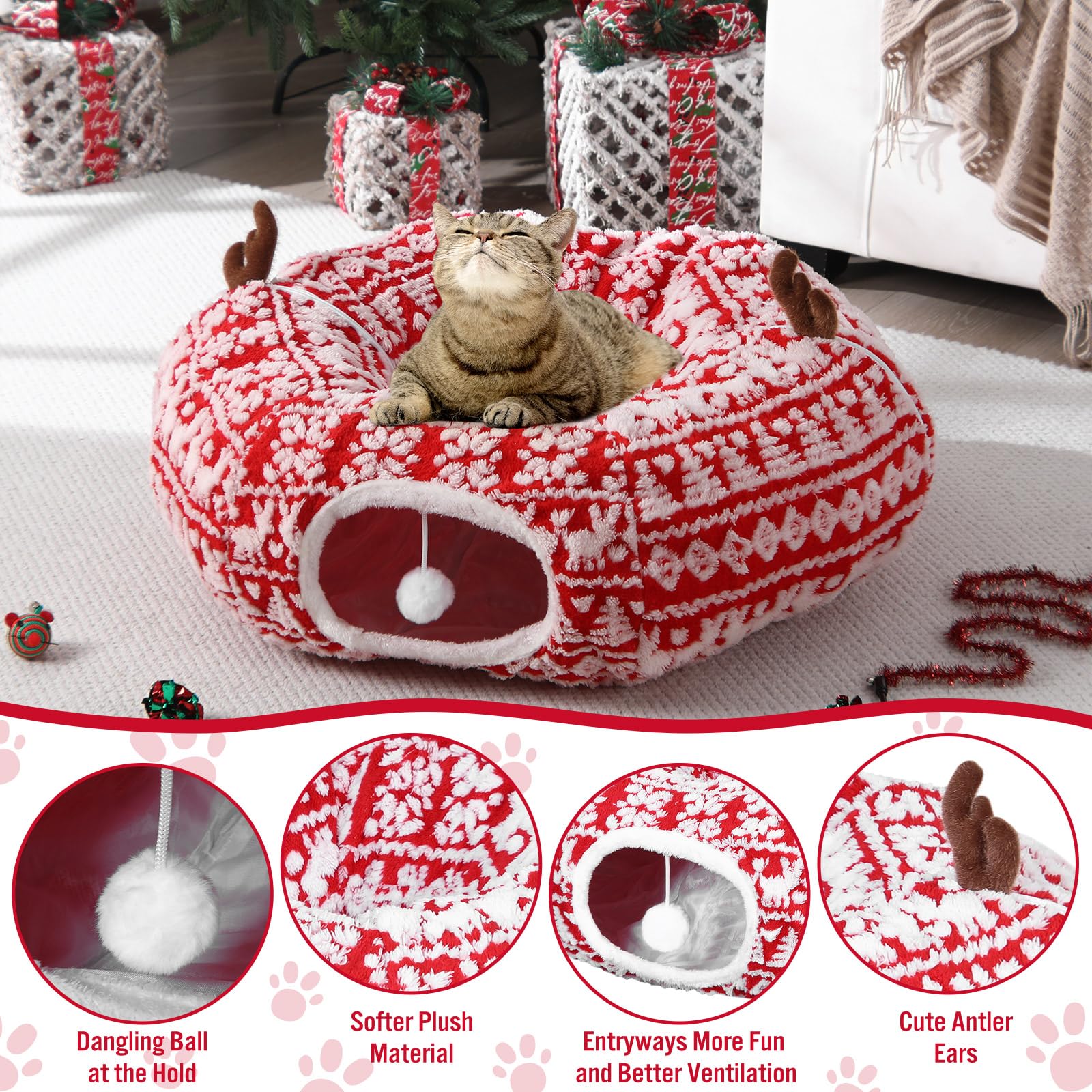 Dansydaisy bendable-tunnel-structure allows flexible layouts for varied play setups.