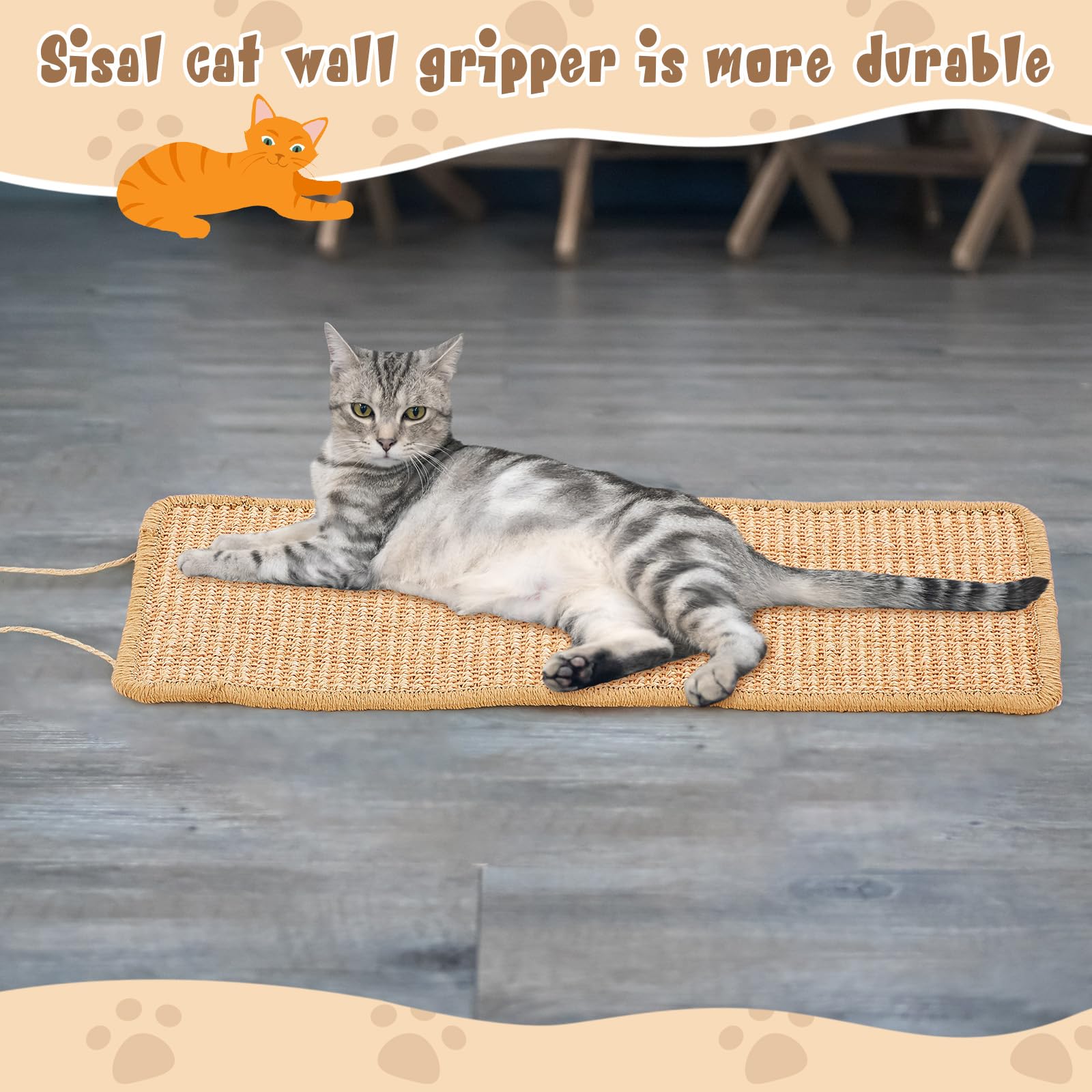 Dansydaisy large 7.87x19.69 inch mat supports stretching and exercise.