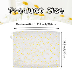 Daoeny premium nylon mesh material emphasizing soft, airy design and long lasting durability.