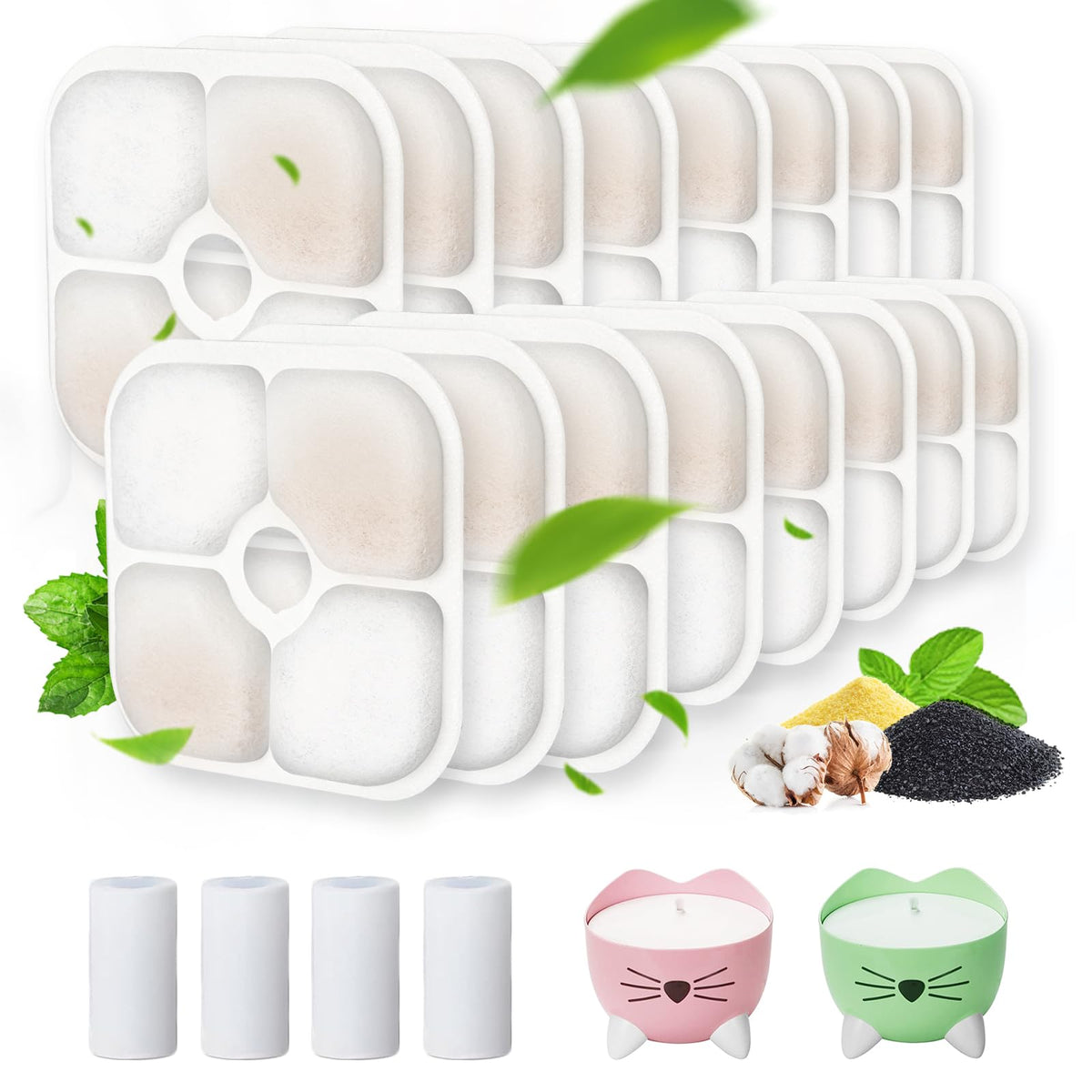 Daoxuan cat water fountain filter pixi-compatible promotes clean, fresh water for daily pets.