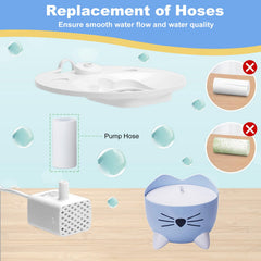Daoxuan pump hoses for PIXI fountain enable easy setup and reliable water flow.
