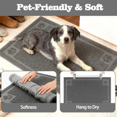 Darkyazi Pet Feeding Mat surface texture catching crumbs and drips