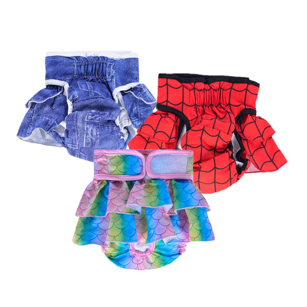 Daslakdc washable dog diapers help keep sofas and carpets clean.