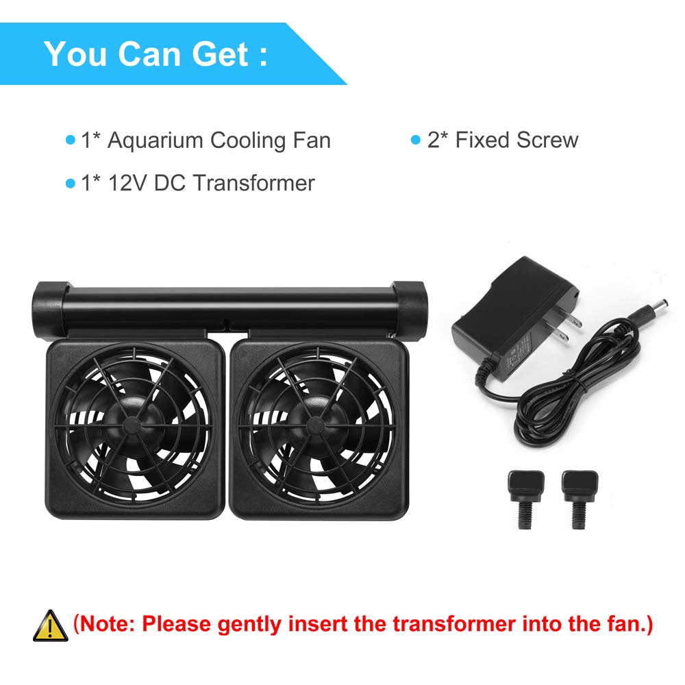 DaToo Enfriador de Acuario: funcionamiento estable con voltaje seguro de 12 V.
