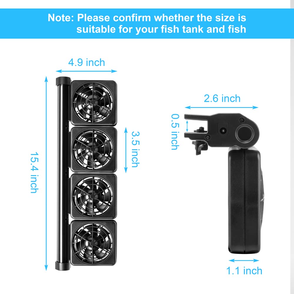 DaToo Aquarium Chiller clip-mount demonstrates easy edge attachment for secure setup