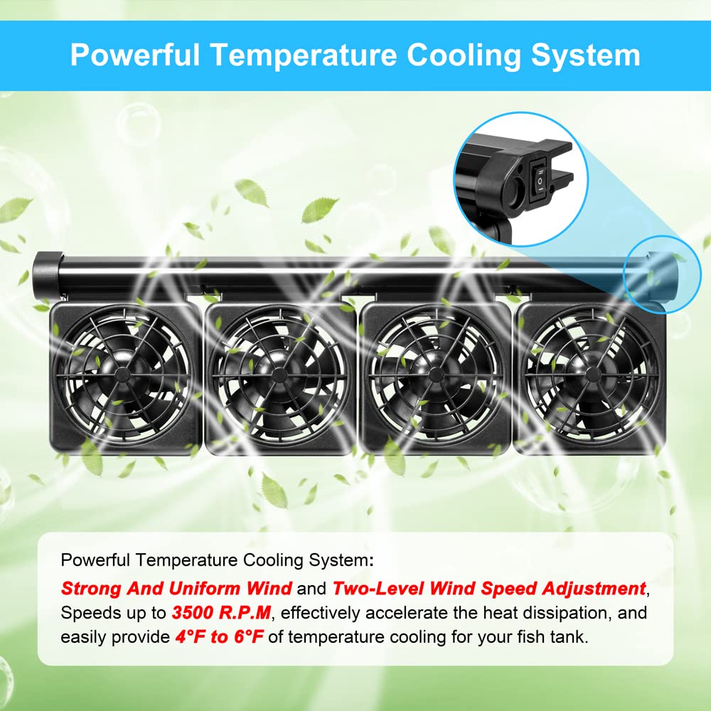 DaToo Aquarium Chiller built with engineering-grade ABS and aluminum clip for long-lasting use