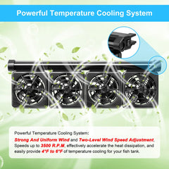DaToo Aquarium Chiller built with engineering-grade ABS and aluminum clip for long-lasting use