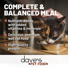 Dave's Pet Food grain-free-ingredients showcase meat-forward formula without grains.