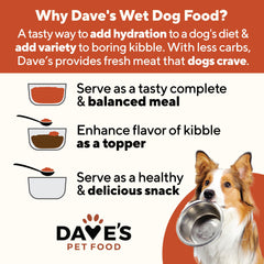 Dave's Pet Food made-in-usa label signals domestic sourcing and quality.