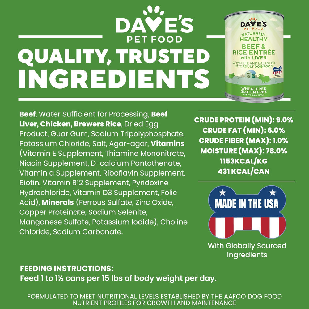 Dave's Pet Food served in bowl illustrates convenient meal or topper use