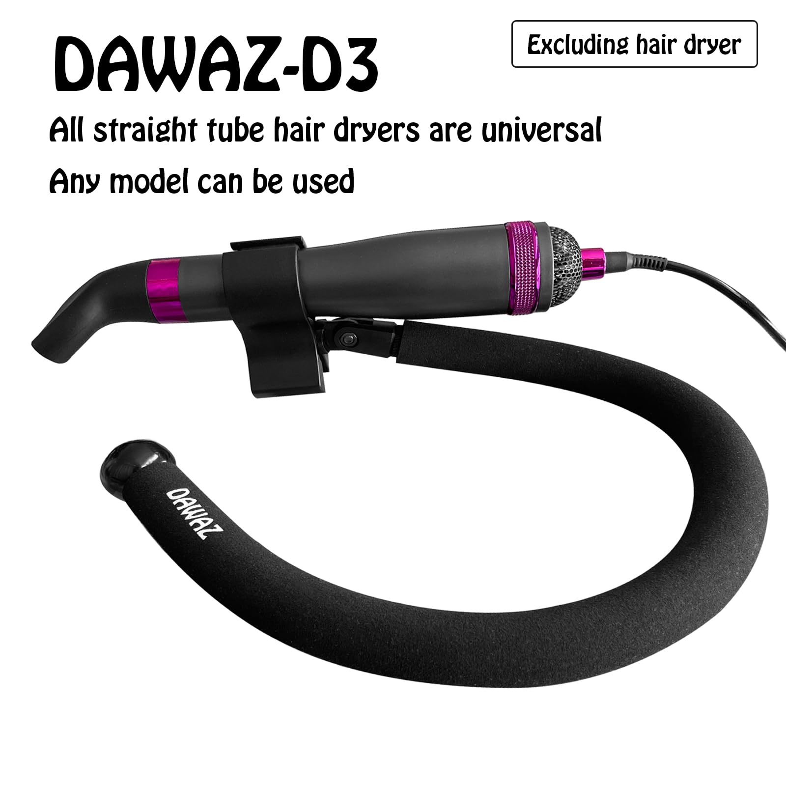 DAWAZ D3 secure neck-mount strap provides stable airflow.