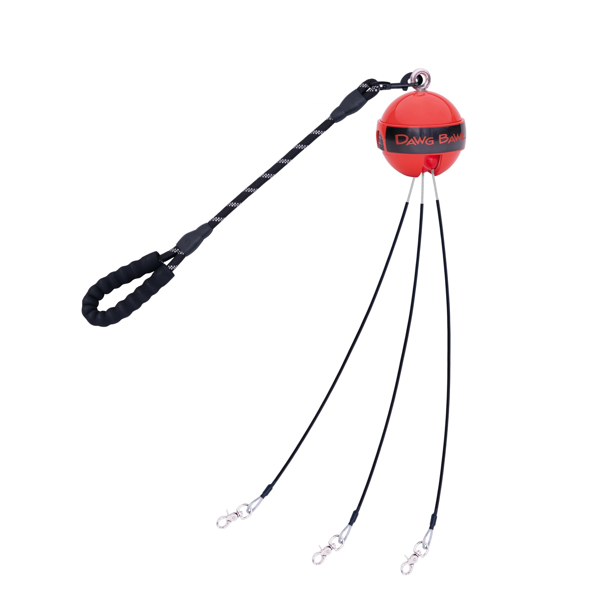 DAWG BAWL no-tangle design prevents braid during group walks