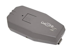 Dazzer Dog Dazer II handheld deterrent, front view, helps keep dogs at a safe distance.