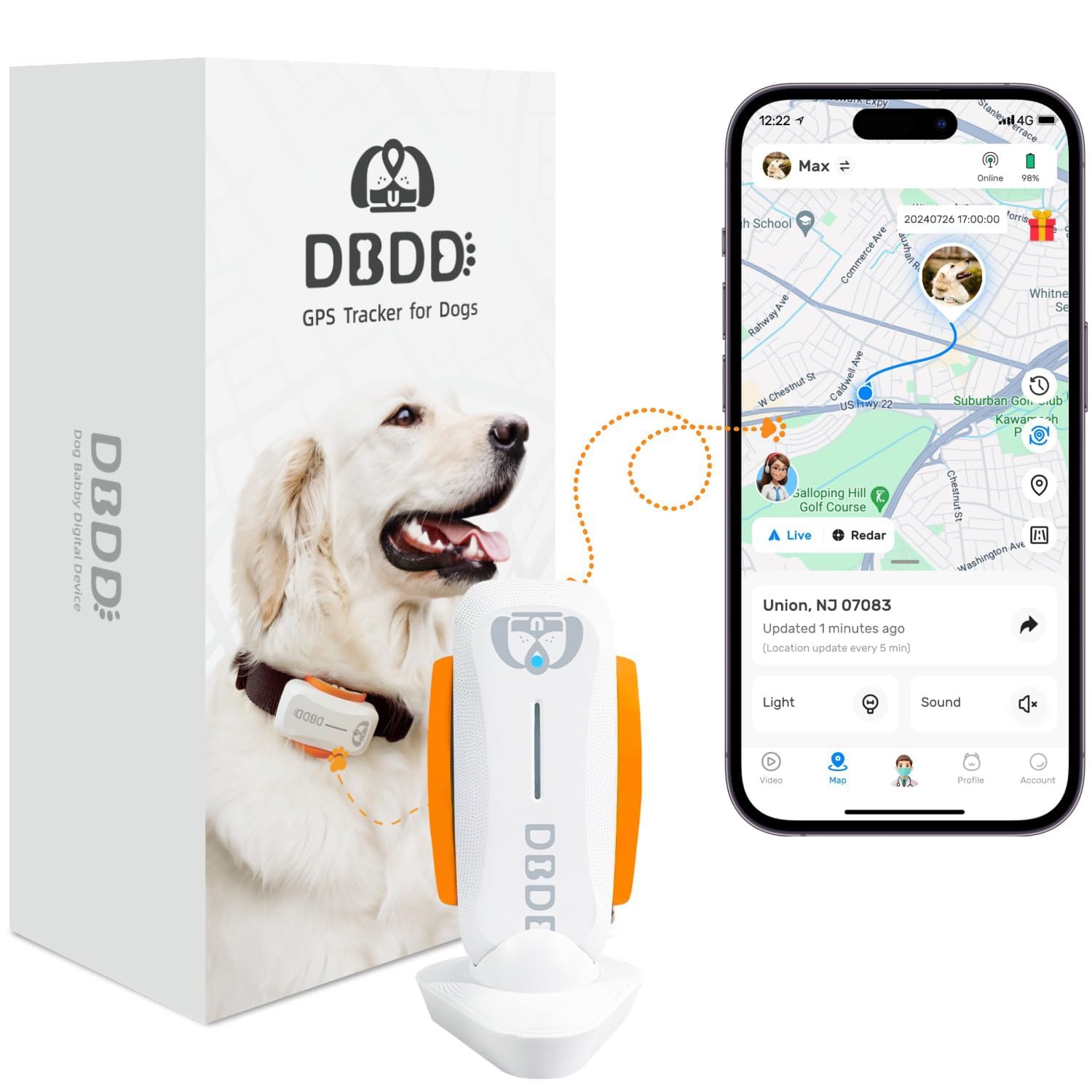 DBDD Activity Monitor tracks active time and distance for healthy routines