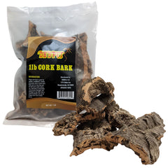 DBDPet cork bark rounds in terrarium creating natural hides.