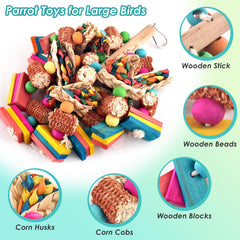 DBNESS multicolored leaf-shaped chewing wood blocks attract curiosity and hours of play.