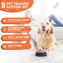 DCIAER talking-buttons-dog-recorder enables quick command recording for training.