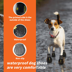 DcOaGt winter paw protection boots shield paws from snow, ice, and salt.