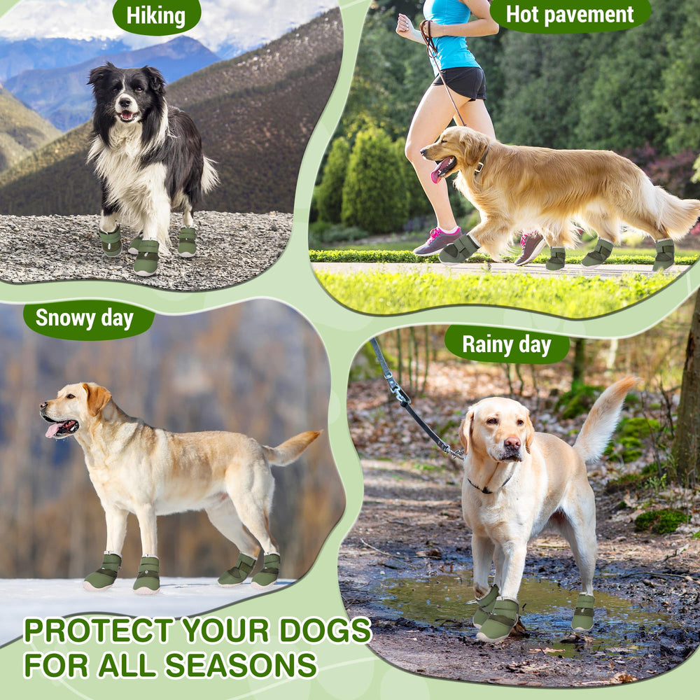 DcOaGt easy-on-off design helps quick boot changes during walks.