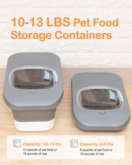 DDMOMMY airtight dog food bin keeps moisture out for fresher meals.