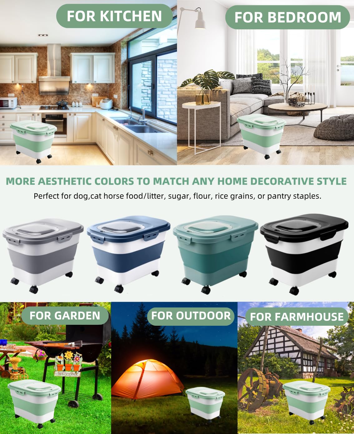DDMOMMY dog-food-container in picnic-use shows on-the-go feeding convenience.