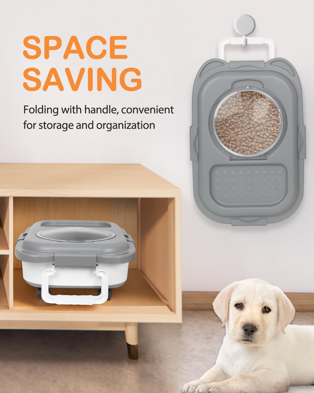 DDMOMMY folding design saves cabinet space for busy homes.