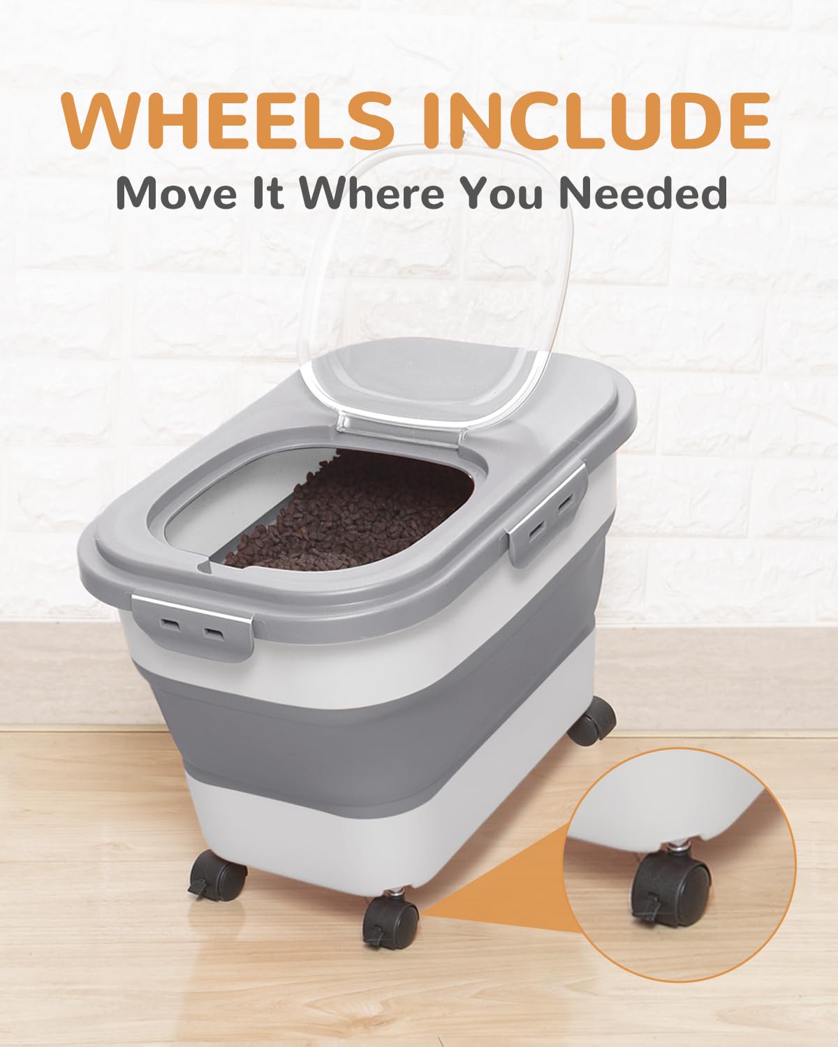DDMOMMY four side locking lids provide secure moisture protection
