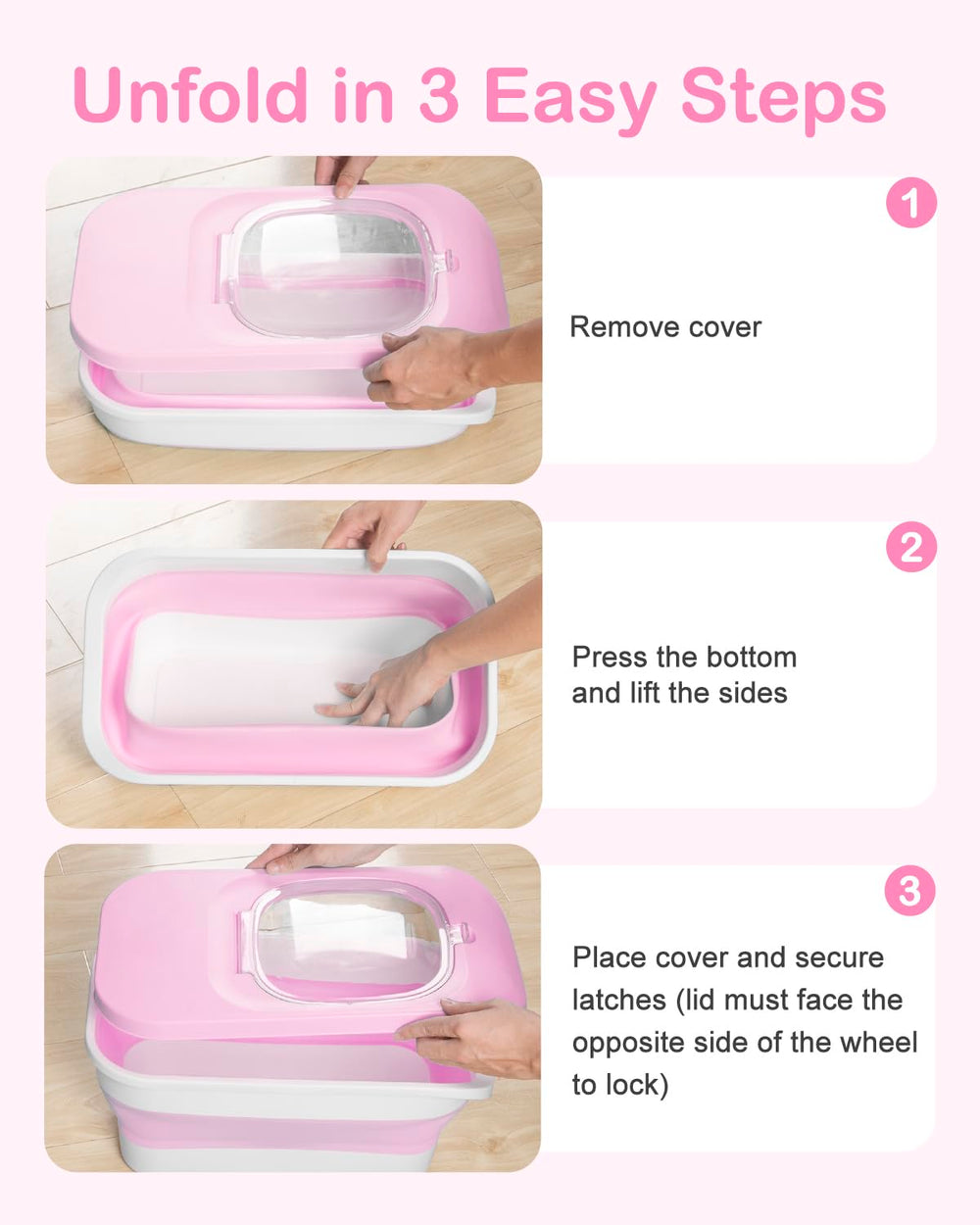 DDMOMMY HDPE construction emphasizes durable, safe storage for pet food.