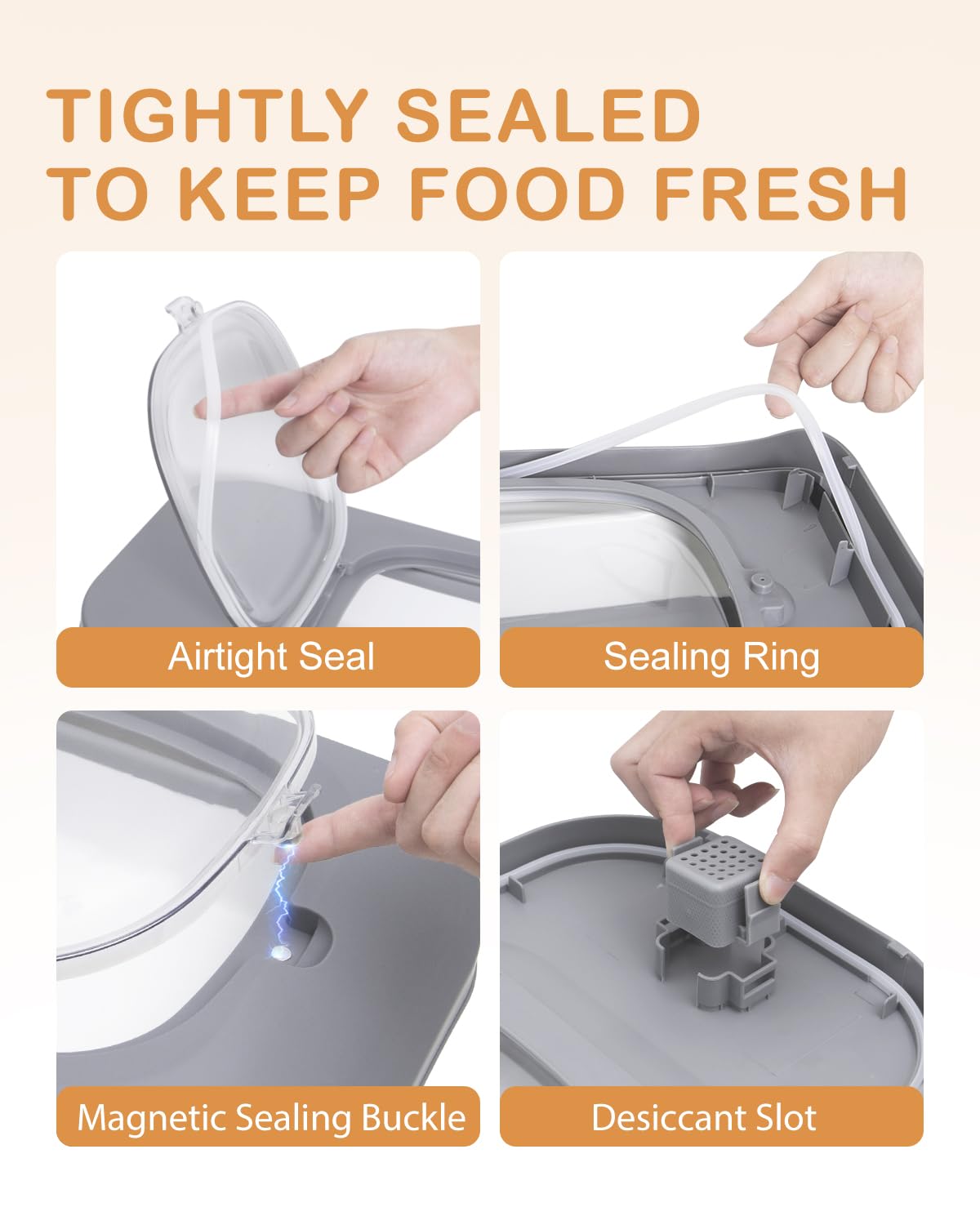 DDMOMMY silicone dog bowl shown for easy, mess-free mealtime.