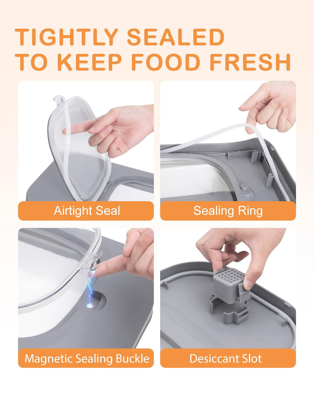 DDMOMMY silicone dog bowl shown for easy, mess-free mealtime.