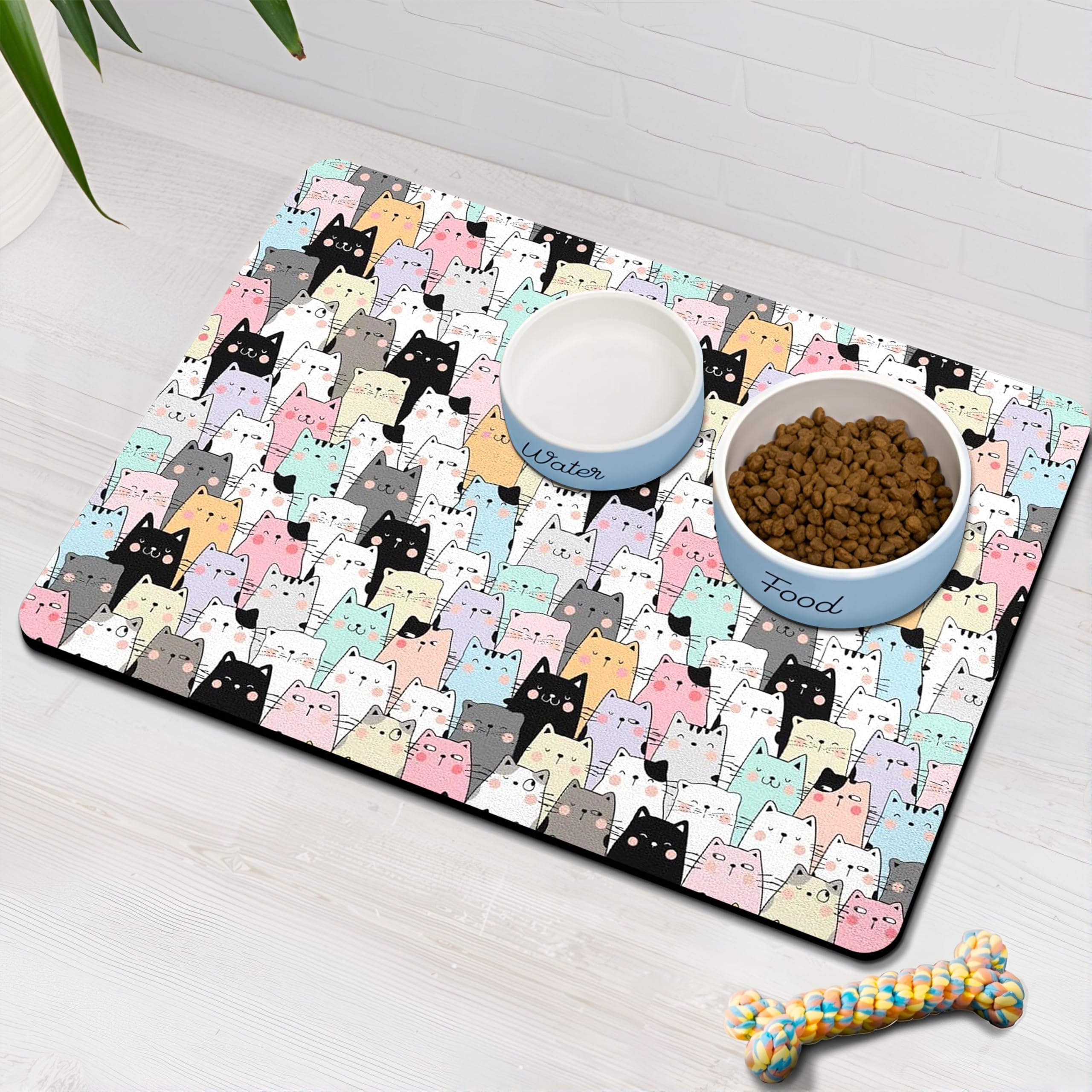 DDPODNQAK Great for travel or outdoor feeding to protect floors.