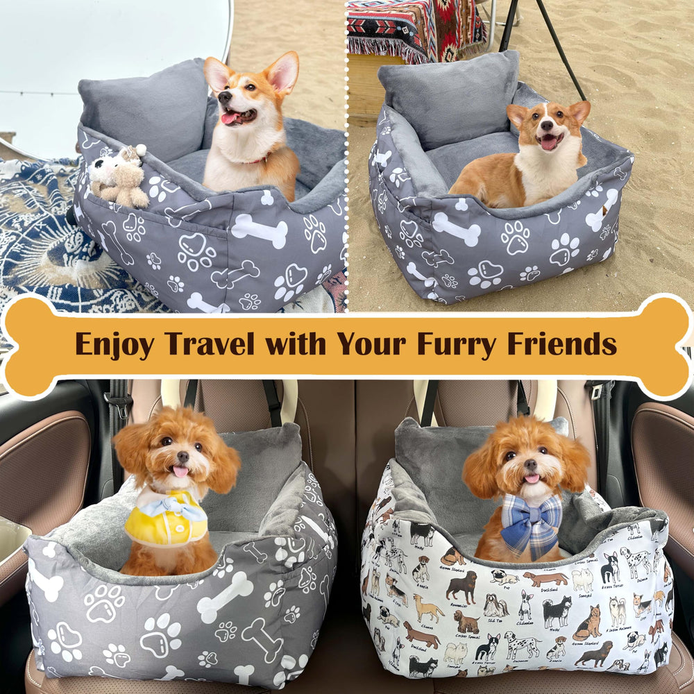 DDPODNQAK dog car seat easy installation on front or rear seats