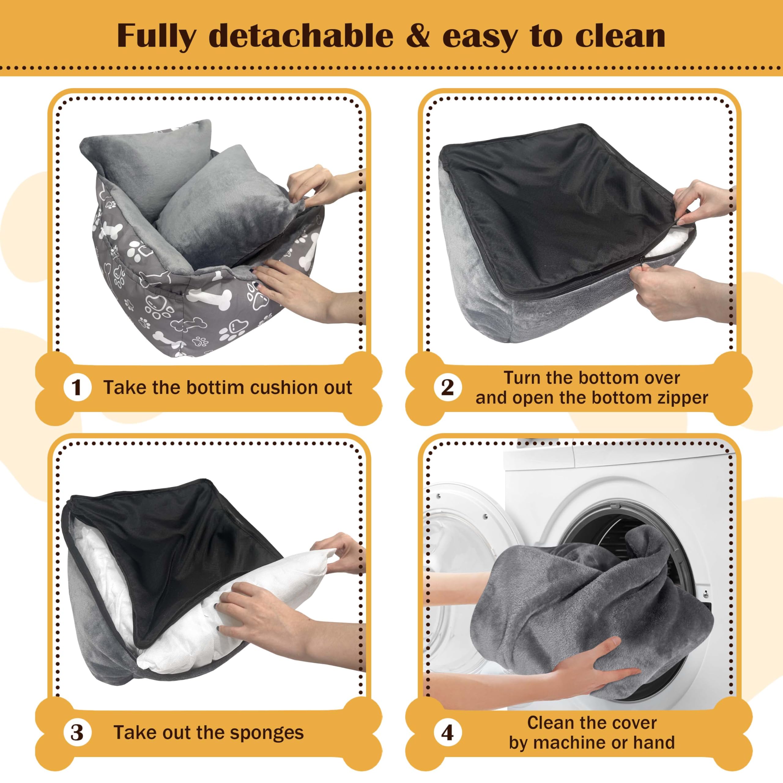 DDPODNQAK dog car seat waterproof oxford fabric for easy cleaning