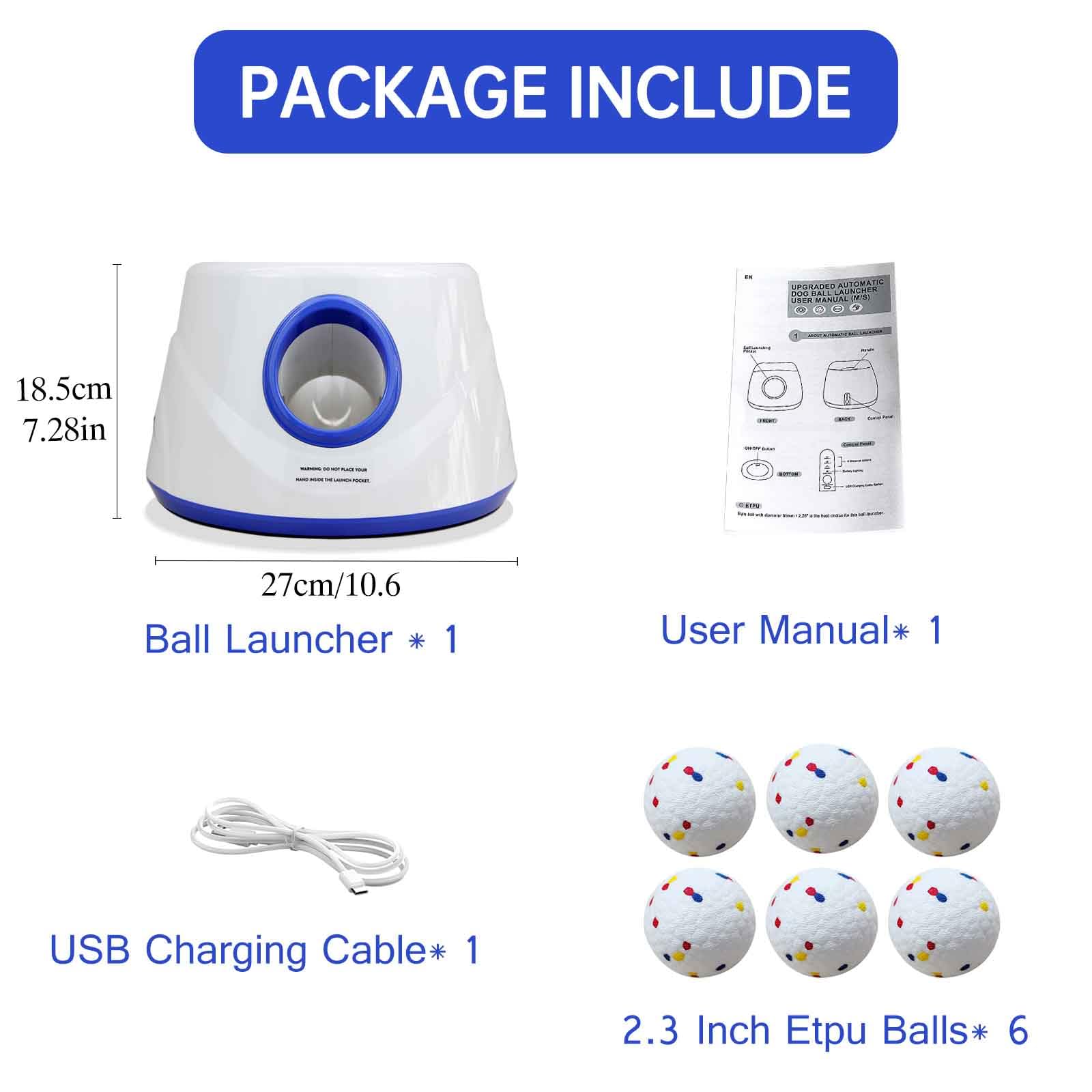 DDQ dog launcher indoor-outdoor use suitable for living room or yard