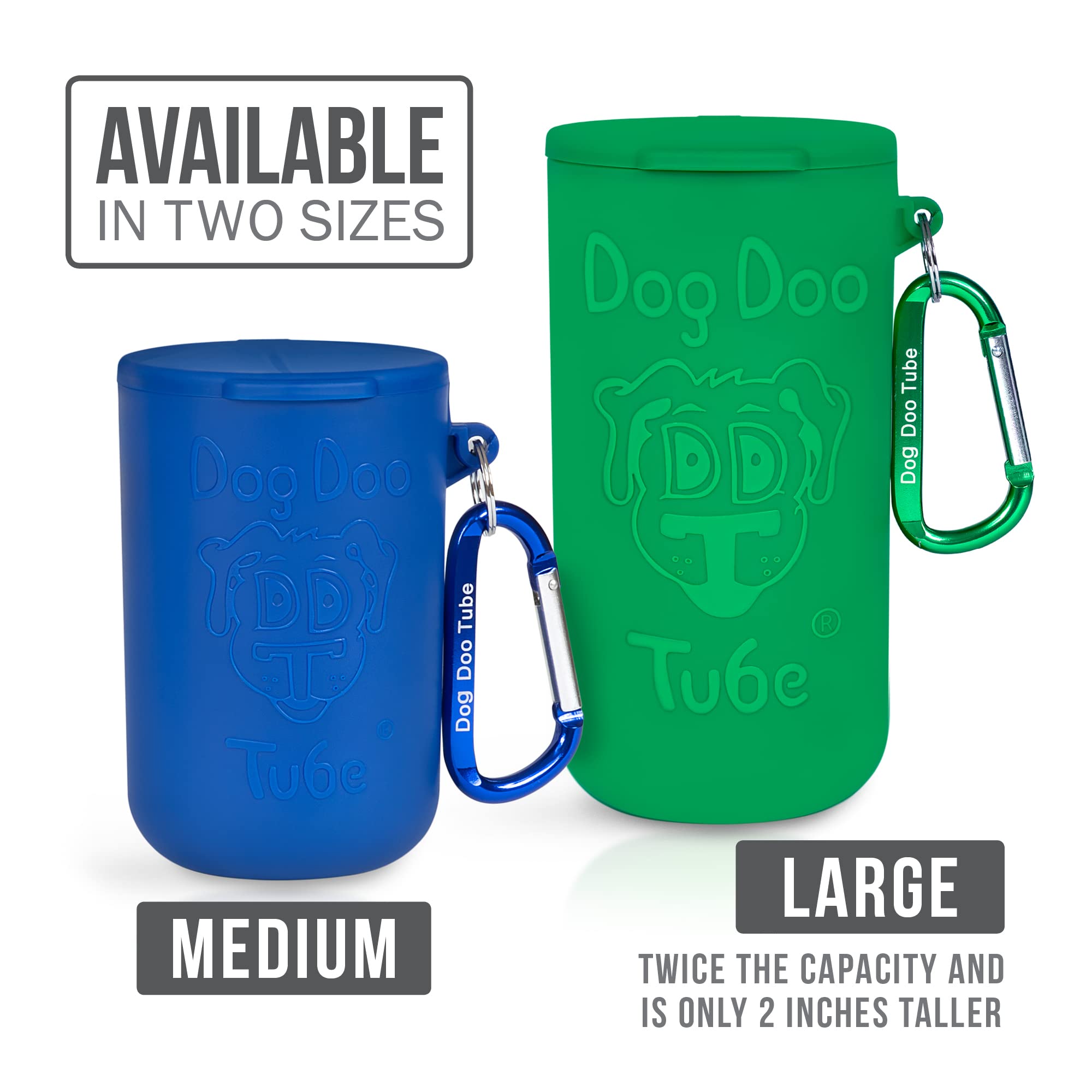DDT Doo Tube attaches to waist or backpack for hands-free use