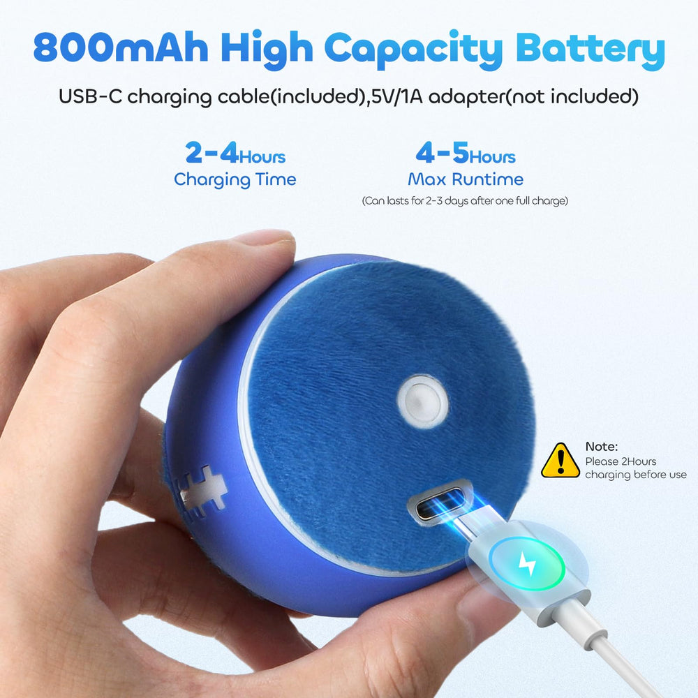 ddxcoo automatic cat toy ball two tails for natural prey mimicry