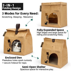 Deamoser replaceable scratching pads setup, durable surfaces protecting furniture