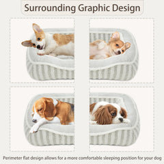 DEBANG HOME dog bed bolstered head support for restful naps