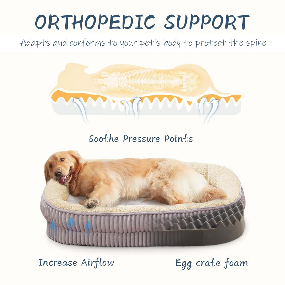 Debang Home bed features four-sided bolsters for head and neck comfort during restful naps