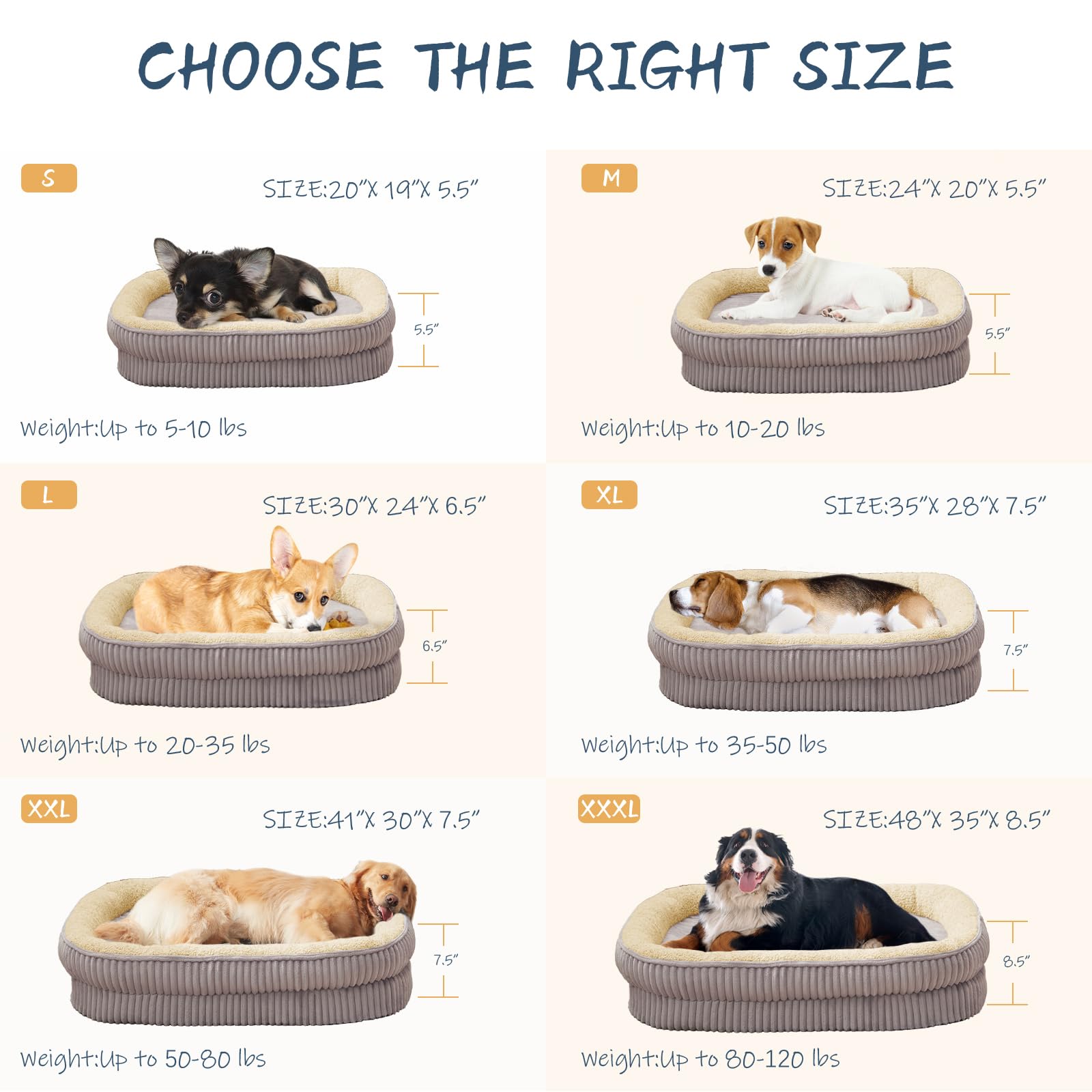 DEBANG HOME bed features non-slip bottom to stay in place on slick floors.