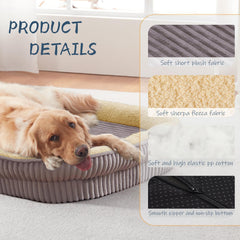 DEBANG HOME bed with removable washable cover for easy cleaning after adventures